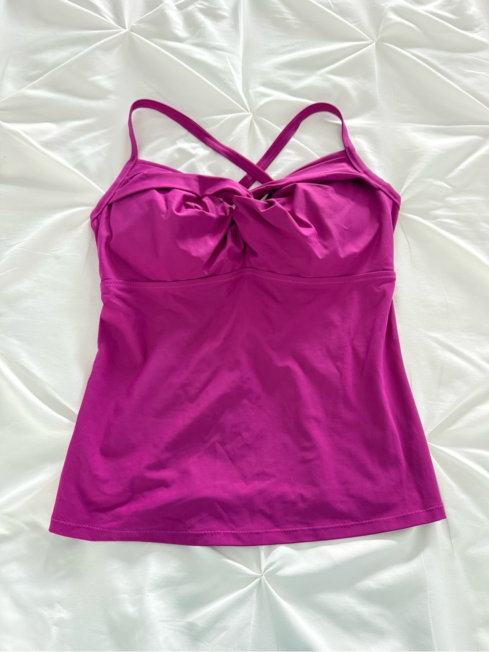 Athleta Tank Top Swim Top 34 D/DD